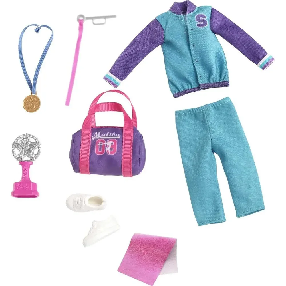 Barbie Team Stacie Doll And Gymnastics Playset With Spinning Bar NWT